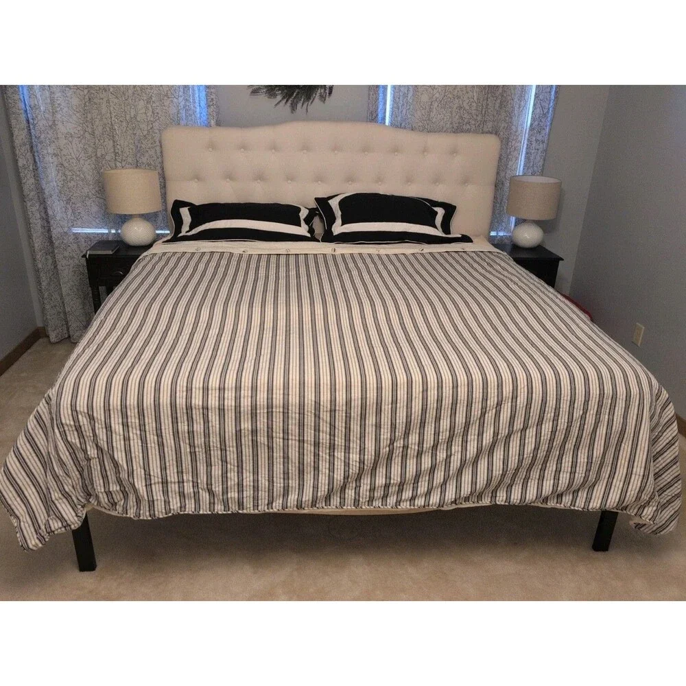 Mystic Valley Traders Tapestry Striped Duvet Cover & 2 Shams King Custom Design